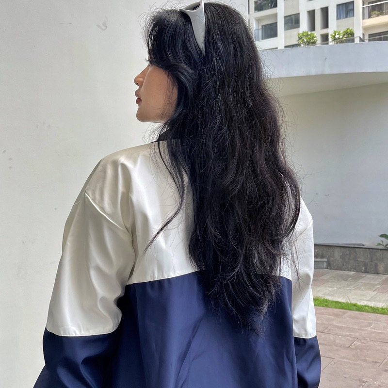 Áo Khoác Gió MNS Jacket, Áo Khoác Dù Nam Nữ Thêu Logo M