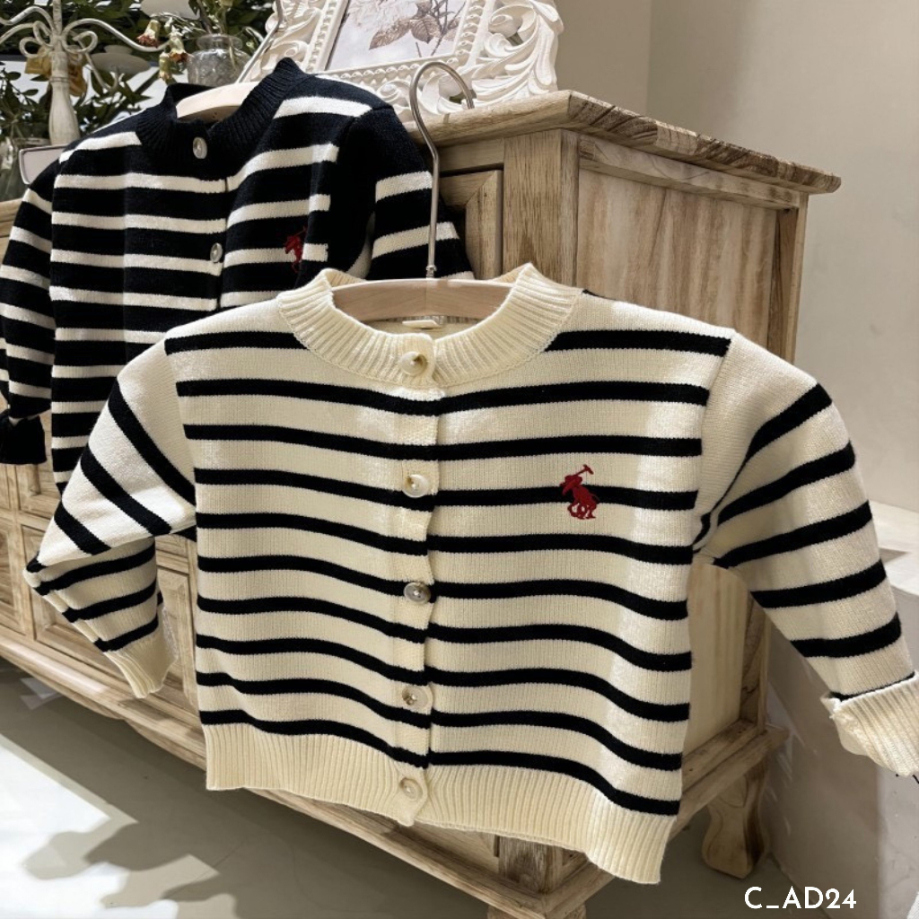 Áo khoác cardigan cho bé trai EMBES KIDS, áo khoác thu đông trẻ em 11kg đến 31kg