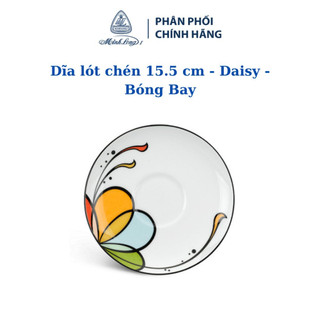 Dĩa lót chén 15.5 cm daisy bóng bay - gốm sứ cao cấp minh long i