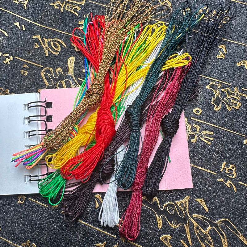 15mét dây chỉ dù 0.4mm xâu vòng hổ phách, làm handmade - KHÔNG CO DÃN