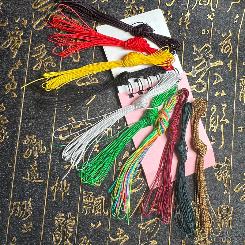 15mét dây chỉ dù 0.4mm xâu vòng hổ phách, làm handmade - KHÔNG CO DÃN