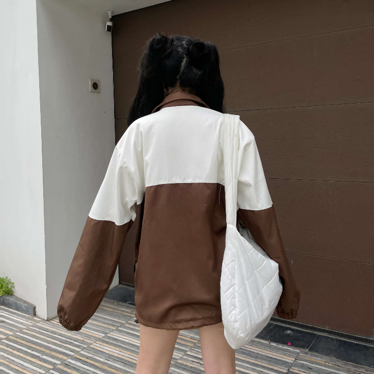 Áo Khoác Gió MNS Jacket, Áo Khoác Dù Nam Nữ Thêu Logo M