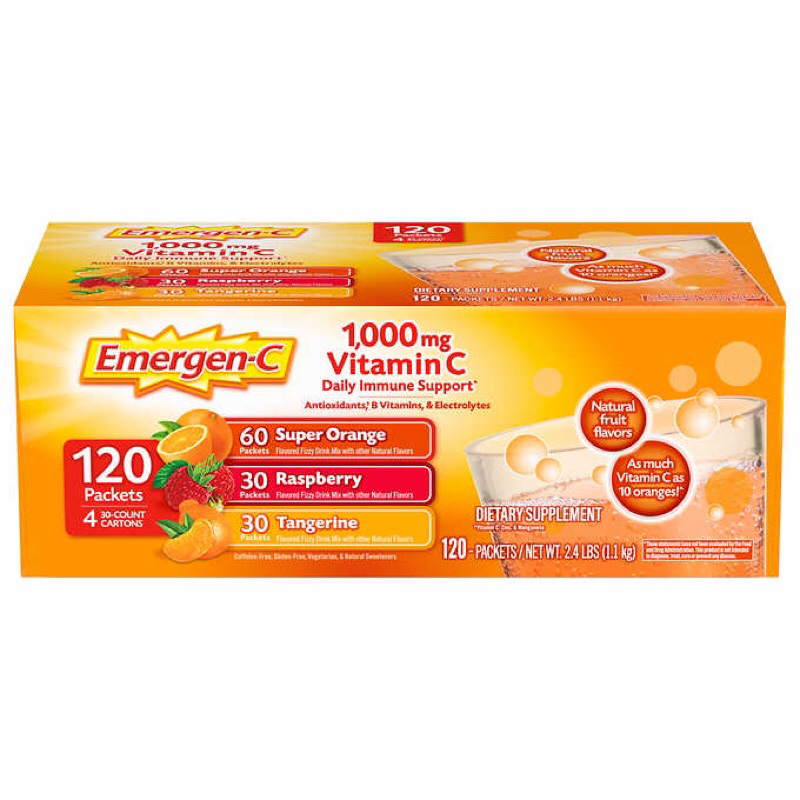 Gói C sủi hương trái cây Emergen-C Vitamin C 1000 mg