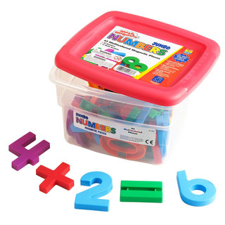  Bộ nam châm số đa màu sắc jumbo gồm 42 chiếc - MathMagnets Jumbo Multicolored, 42 Pieces - Learning