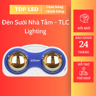 Đèn sưởi nhà tắm ba bóng trắng vàng, đèn sưởi Việt Nam chính hãng TLC, bóng đèn sưởi an toàn tiết kiệm điện