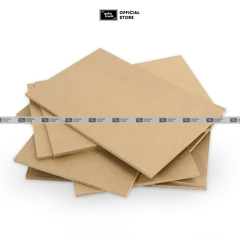 Bìa cứng MDF - Ván làm sân mô hình, bìa kraft, khung tranh 10x15cm, 13x18cm, 15x21cm, 20x30cm, 30x40cm,30x30cm