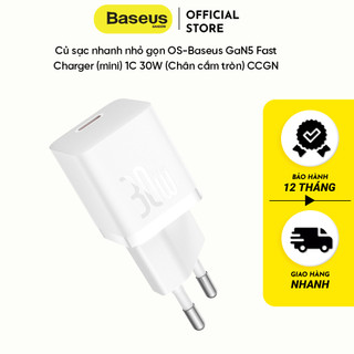 Củ sạc nhanh nhỏ gọn os-baseus gan5 fast charger 1c 30w ccgn