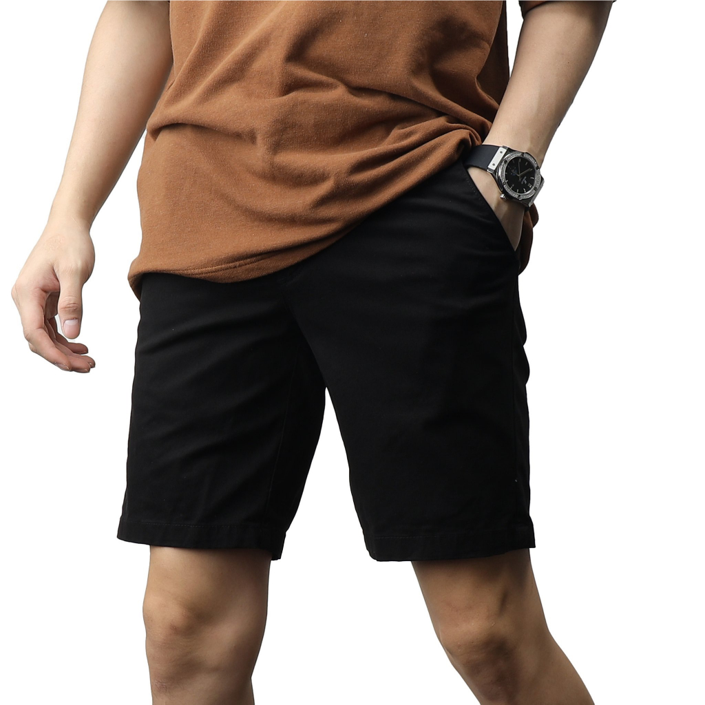 Short Nam Esigma chất kaki thun dày mịn, from chuẩn tôn dáng, dễ mặc Size 29-36 vnxk lưng thun co giản