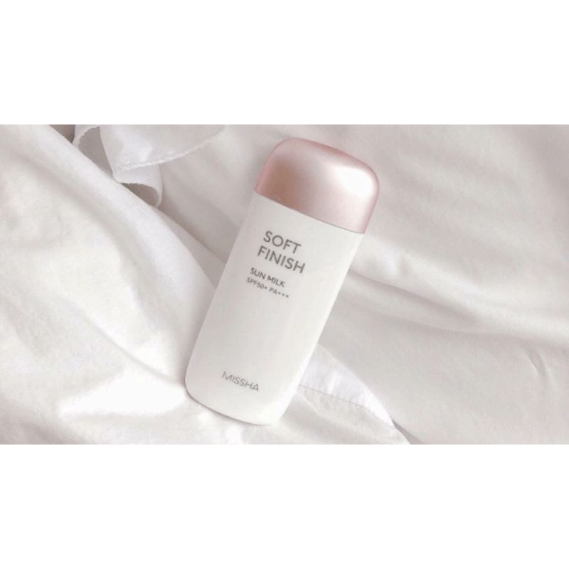Kem chống nắng Missha Soft Finish Sun Milk 70ml-Kem Chống Nắng Nâng Tông Missha Soft Finish Sun Milk SPF50 70ML