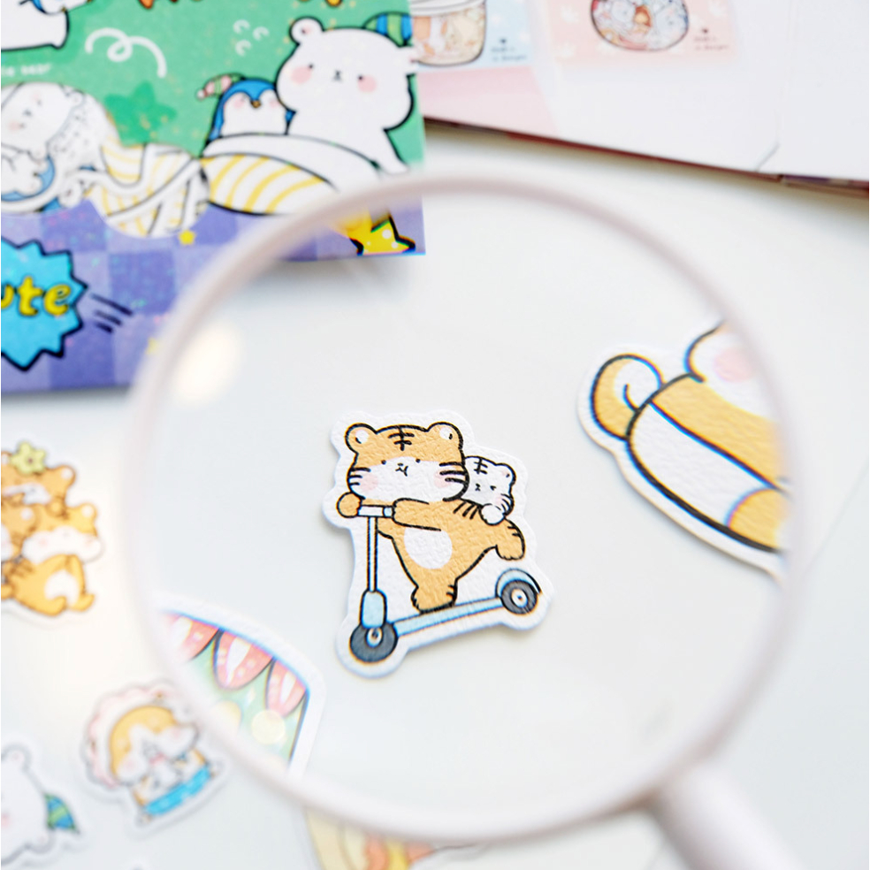 NEKONI BAG - Stickers trang trí phong cách Hàn Quốc xinh xắn dạng túi