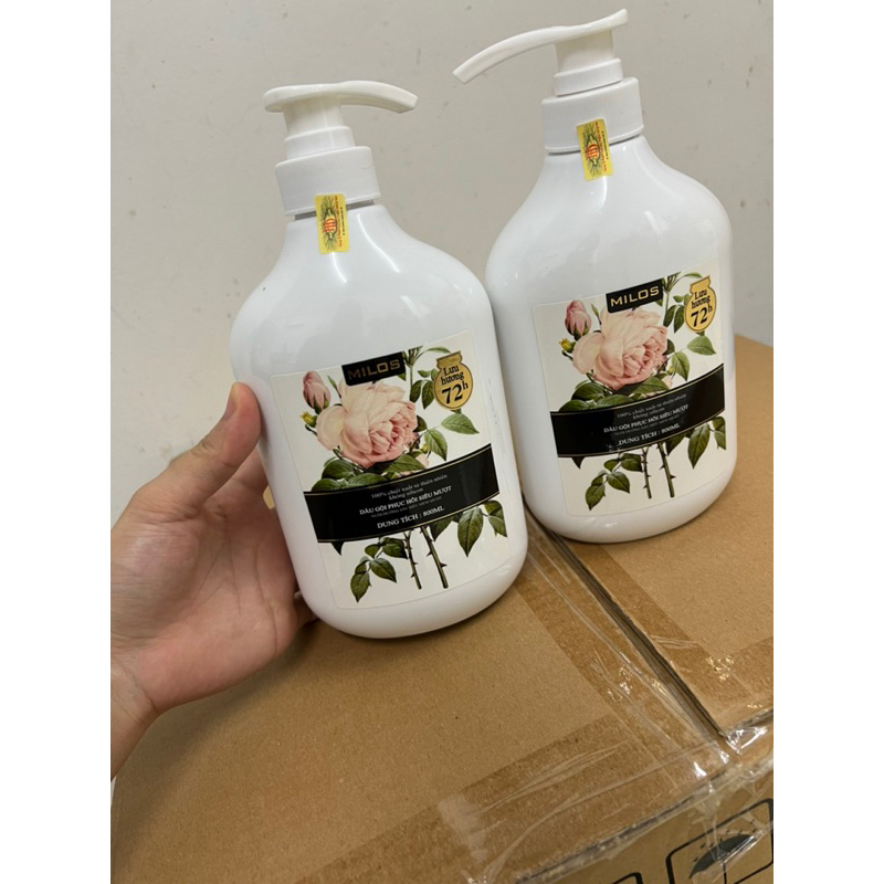 dầu cặp milos 800ml , hoa hồng ( lưu hương 72h )
