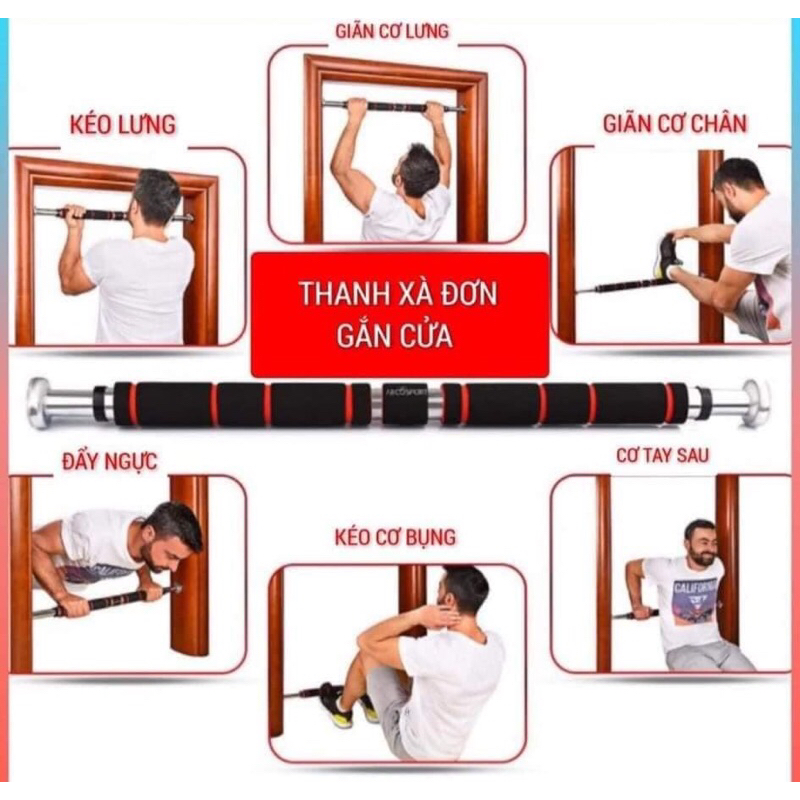xà đơn gắn cửa