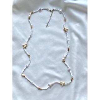 Dây đeo eo ốc sao biển hạt đục - Belly Chain