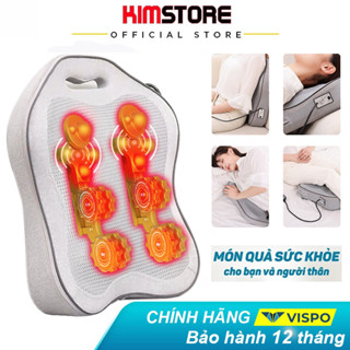 Gối Massage Lưng Vai Gáy 8 Bi Hồng Ngoại Công Nghệ Nhật Bản - Bảo Hành 12 Tháng