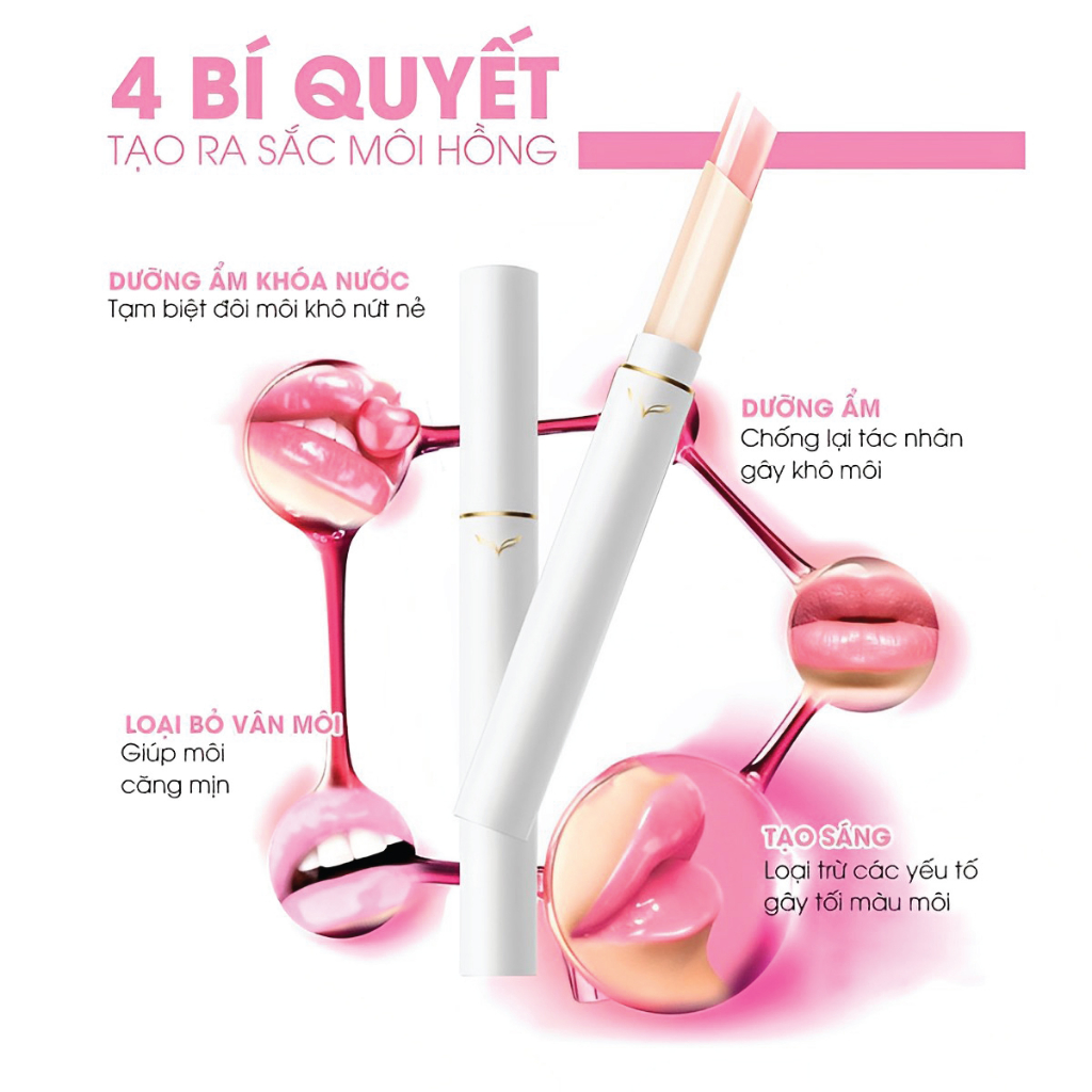 Son Gió FOX Moisturizing Lipstick Dưỡng Ẩm Và Bảo Vệ Môi 2.4g