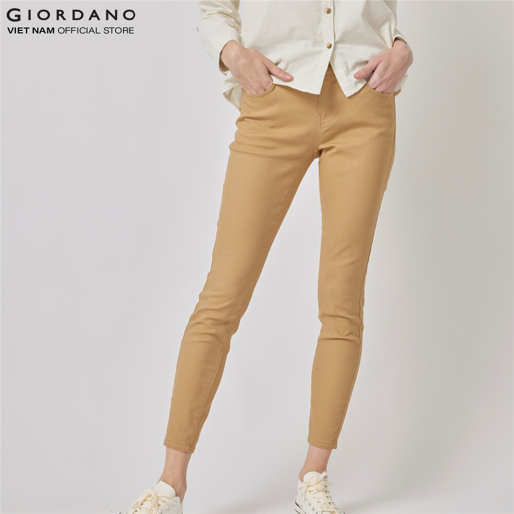 Quần Khaki Thun Dài Nữ Giordano 05417011