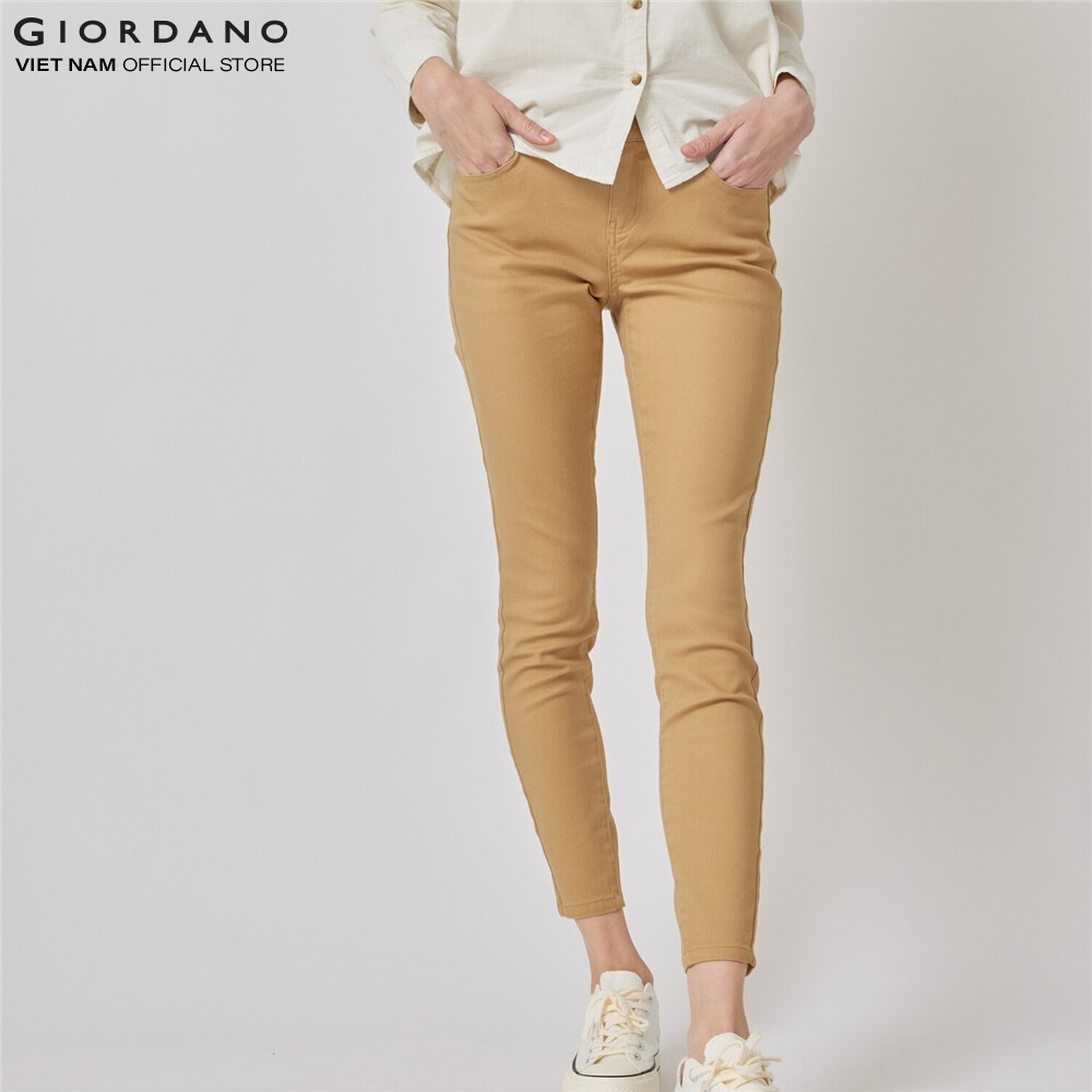 Quần Khaki Thun Dài Nữ Giordano 05417011