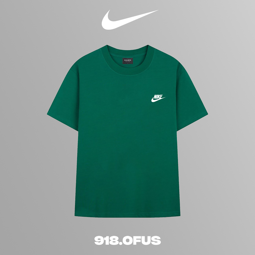 Áo phông nike basic logo nhỏ chất thun cotton dày mát unisex nam nữ 918 OFUS