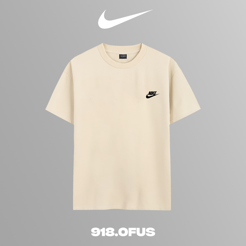 Áo phông nike basic logo nhỏ chất thun cotton dày mát unisex nam nữ 918 OFUS