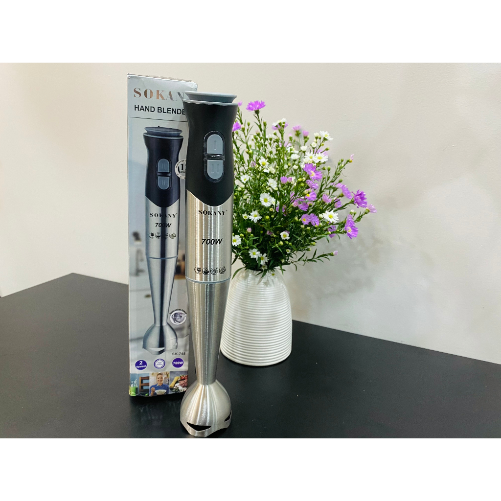 Máy xay cầm tay SOKANY HB-748  công suất 700W đa năng dễ sử dụng, xay cháo ăn dặm cho bé