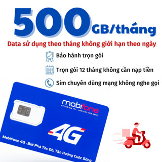 SIM MOBIFONE TRỌN GÓI 1 NĂM 6 THÁNG SIÊU DATA 12MDT150 6MDT150 - SIM CÓ 500GB / THÁNG LƯỚT WEB , XEM PHIM  TẸT GA