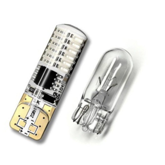 (T10-24smd-3014-nháy) 1 bóng đèn t10 led t10 sáng liên tục & nháy F1 sáng gắn demi xi nhan xe máy ô 