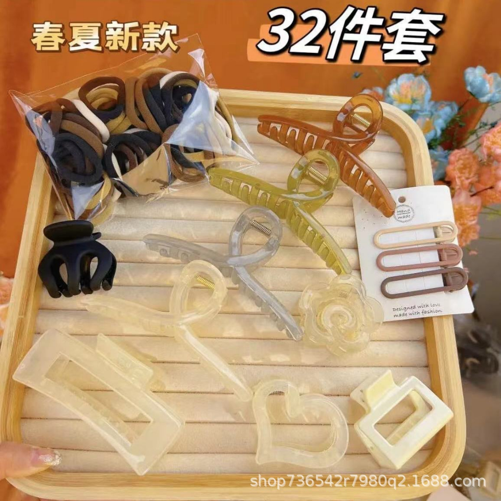Set Kẹp Tóc Kèm Dây Thun 67 Chi Tiết Cho Bạn Gái