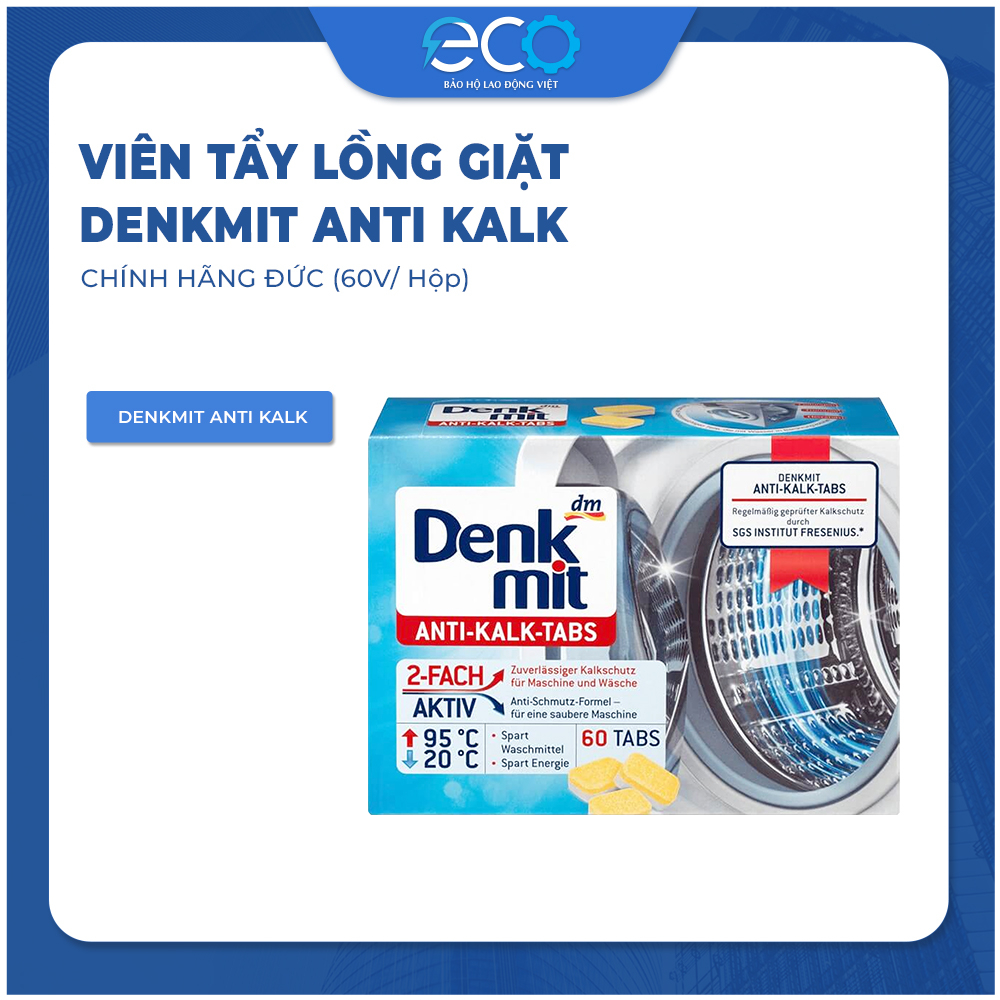 Viên tẩy vệ sinh lồng máy giặt Denkmit HÀNG CHUẨN ĐỨC