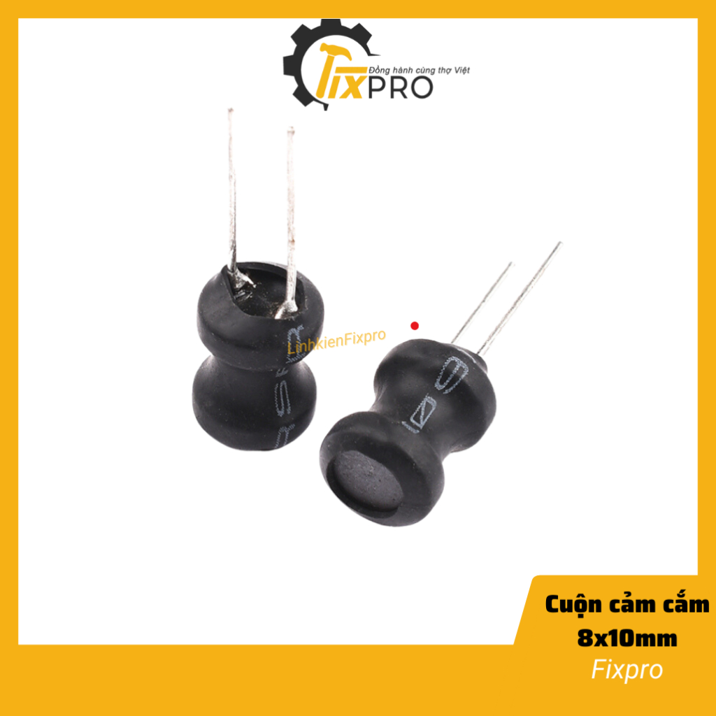 Cuộn cảm cắm 33uH 8x10mm 0810 chất lượng tốt - Fixpro