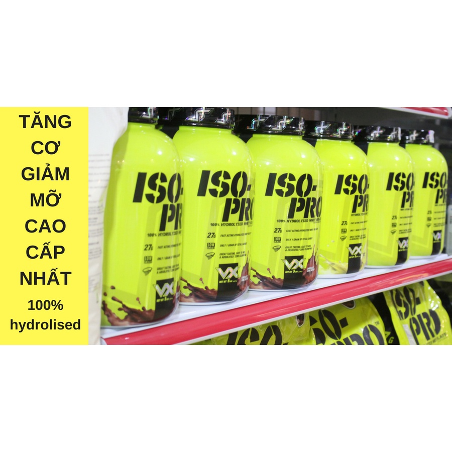 Sữa Tăng Cơ 100% Hydrolyzed Whey Vitaxtrong Iso Pro 5lbs  Chính Hãng