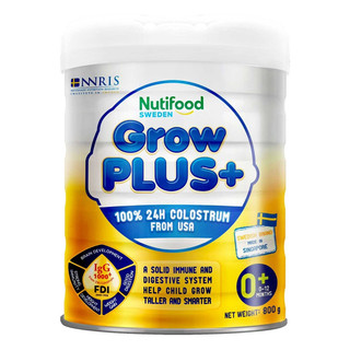 Sữa bột Growplus Vàng  0+1+2+ 800gr  Nutifood GrowPLUS date mới
