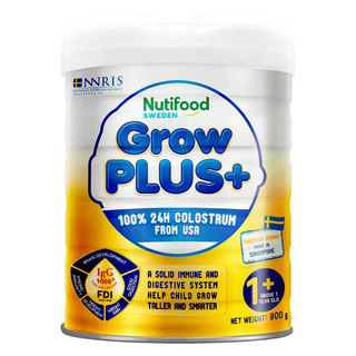 Sữa bột Growplus Vàng  0+1+2+ 800gr  Nutifood GrowPLUS date mới
