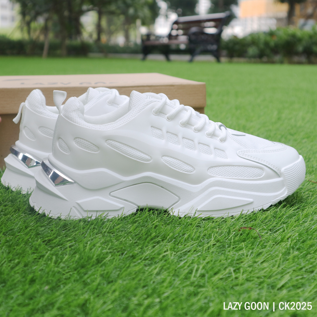Sản phẩm 💥Siêu deal 🦄 Giày Sneaker Trắng White Hourse phiên bản mới tăng chiều cao Onfeet 5 cm