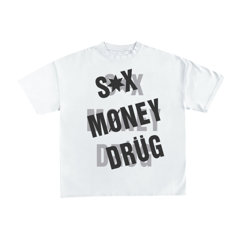 Áo Thun 250GSM S** MONEY DRUG Form Boxy l Boxy Fit