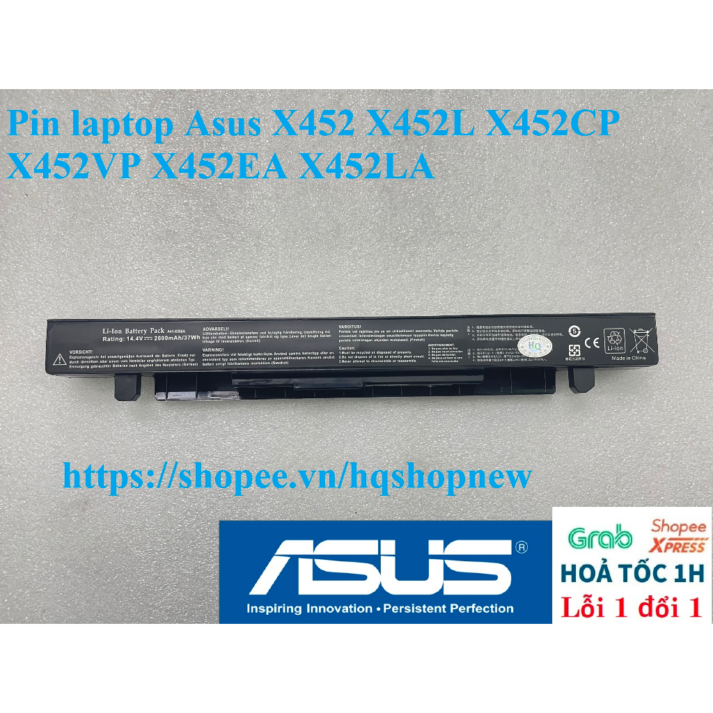 ⚡ Pin laptop Asus X452 X452L X452CP X452VP X452EA X452LA