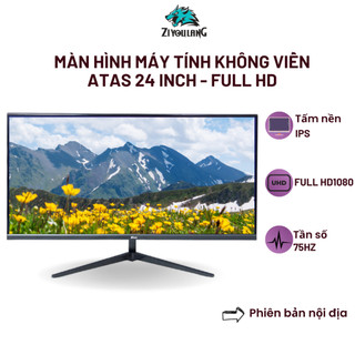 Màn Hình Máy Tính Gaming ATAS 24 Inch – Full HD 1080 - Tấm nền IPS - Tần số quét 75HZ