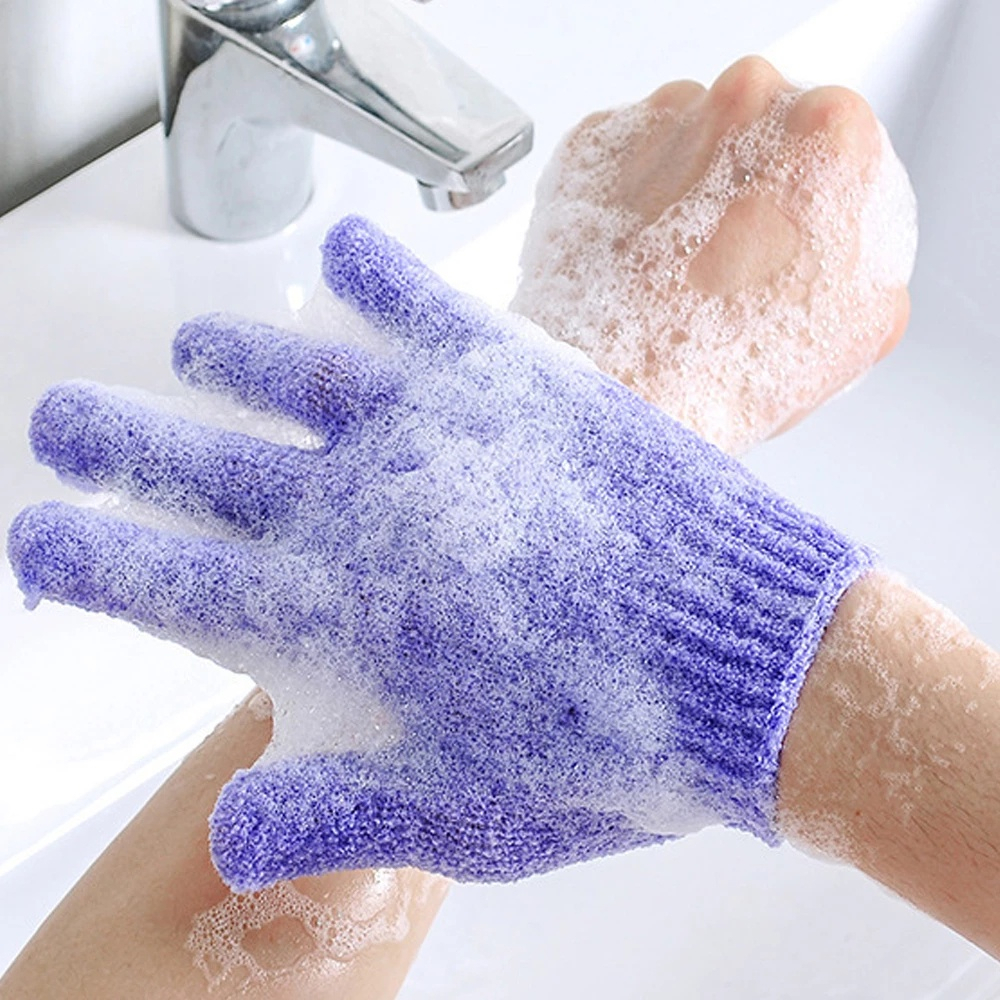 Găng tay tắm tẩy tế bào chết đa năng làm sạch sâu