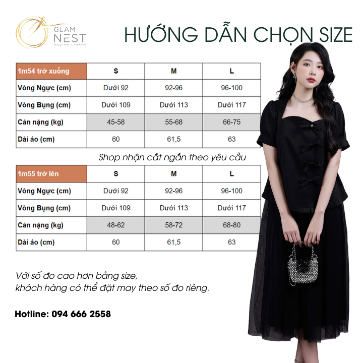 Áo Bầu Kiểu Bigsize Phối Chân Váy Bầu Chất Vải Lưới Lót Lụa Mềm Mại Glam Nest AS037