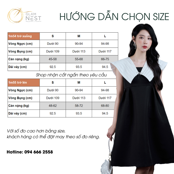 Đầm bầu công sở xinh bigsize mặc mùa hè dáng dài hàng thiết kế Glam Nest VN032