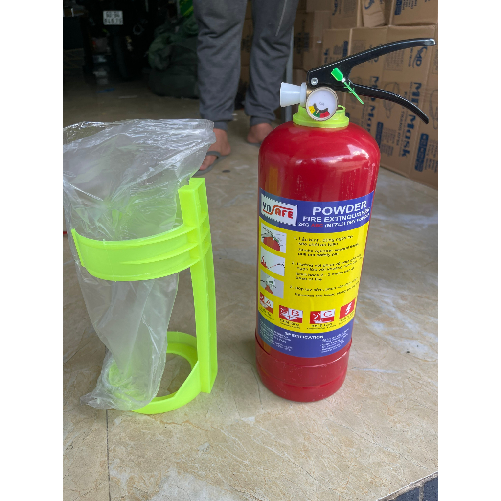 ( HỎA TỐC - SÀI GÒN ) - BÌNH CHỮA CHÁY BỘT ABC 2KG - MFZL2 - ( HSD = 5 Năm )