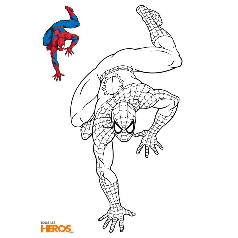 Set 10 Tờ Tranh Tô Màu Spiderman, Batman, Người Nhện Cho Bé - Kho Nhà Mình