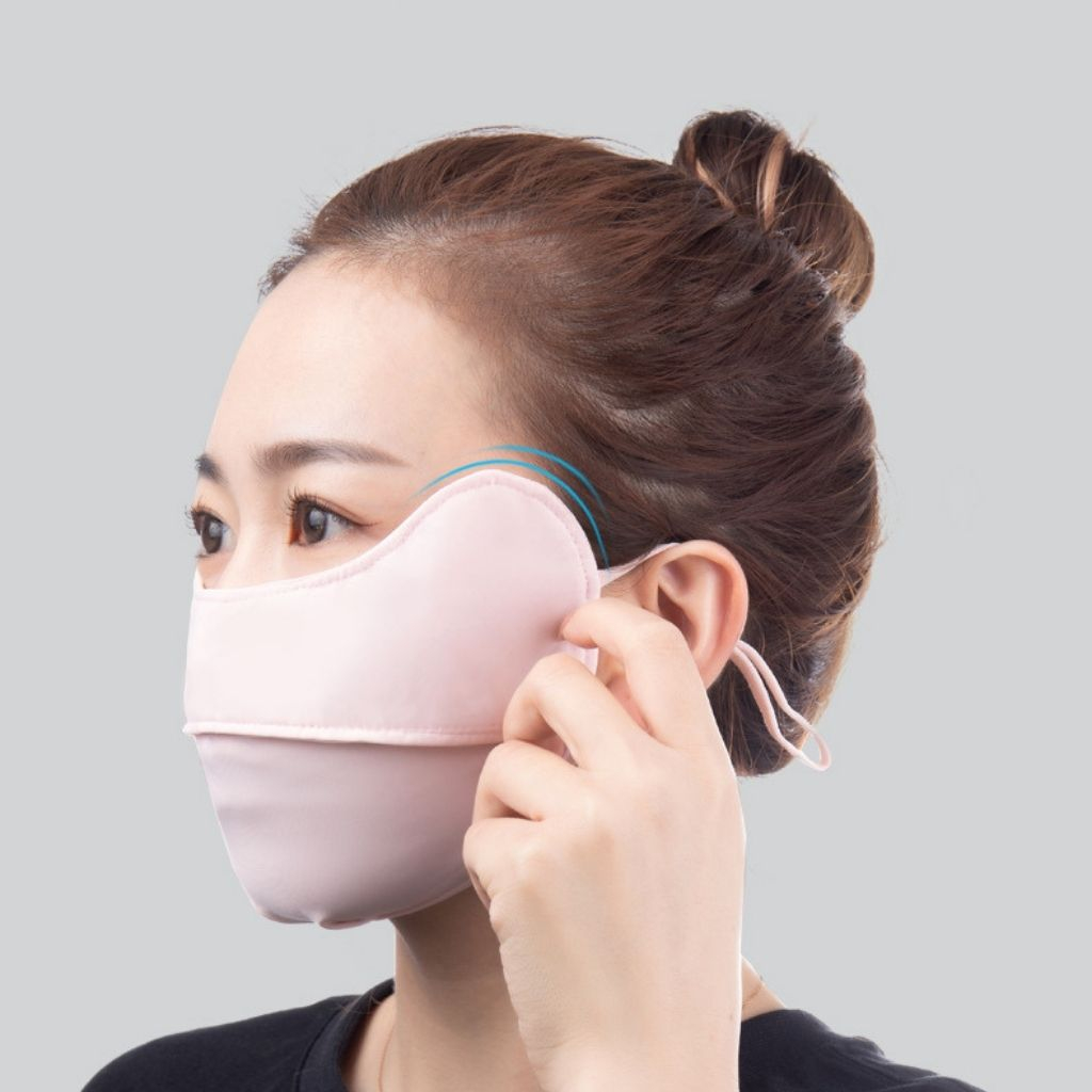 Khẩu trang vải chống tia UV chống nắng UPF 50+ cực tốt Unisex nam nữ đều thích hợp dùng được LANIXA KT