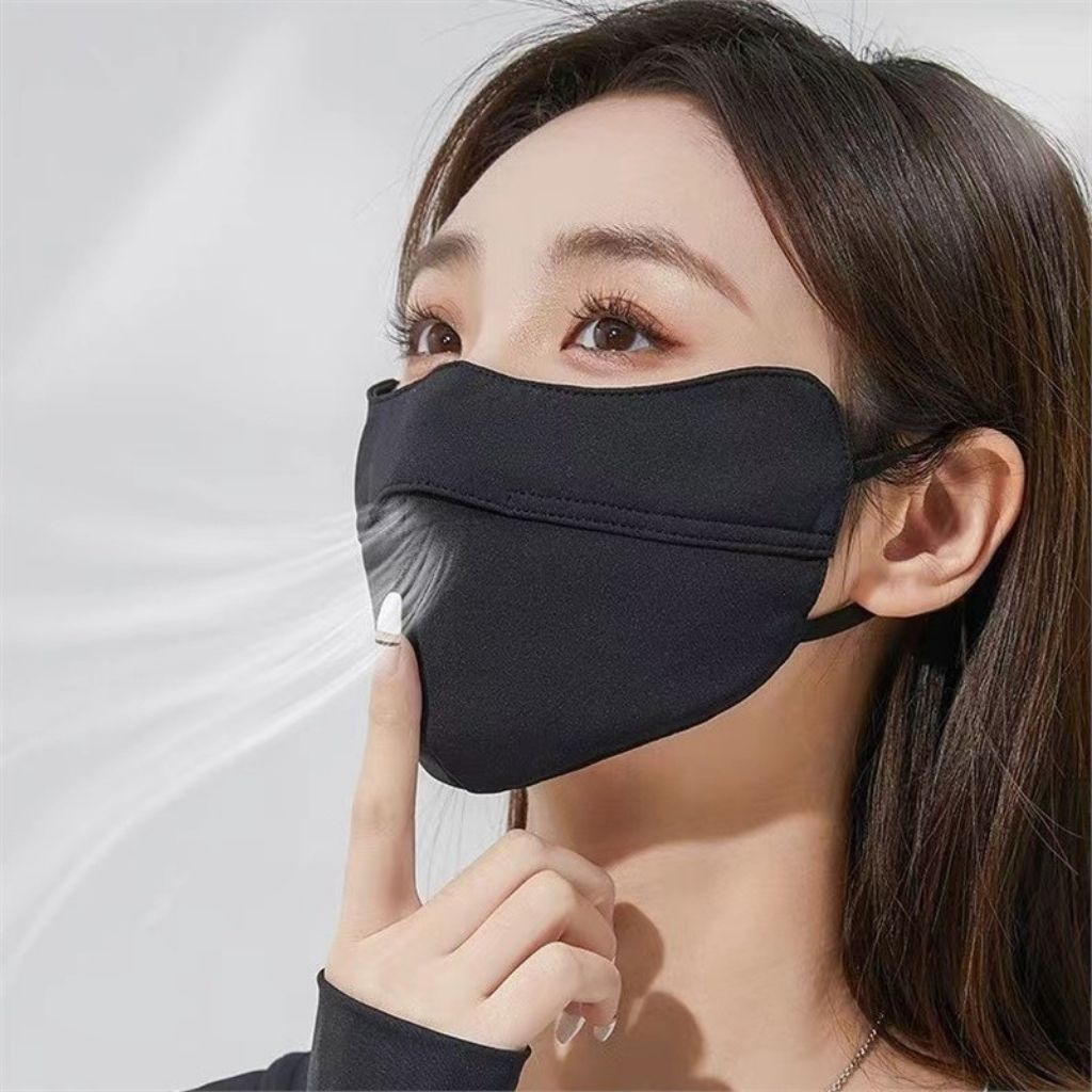 Khẩu trang vải chống tia UV chống nắng UPF 50+ cực tốt Unisex nam nữ đều thích hợp dùng được LANIXA KT