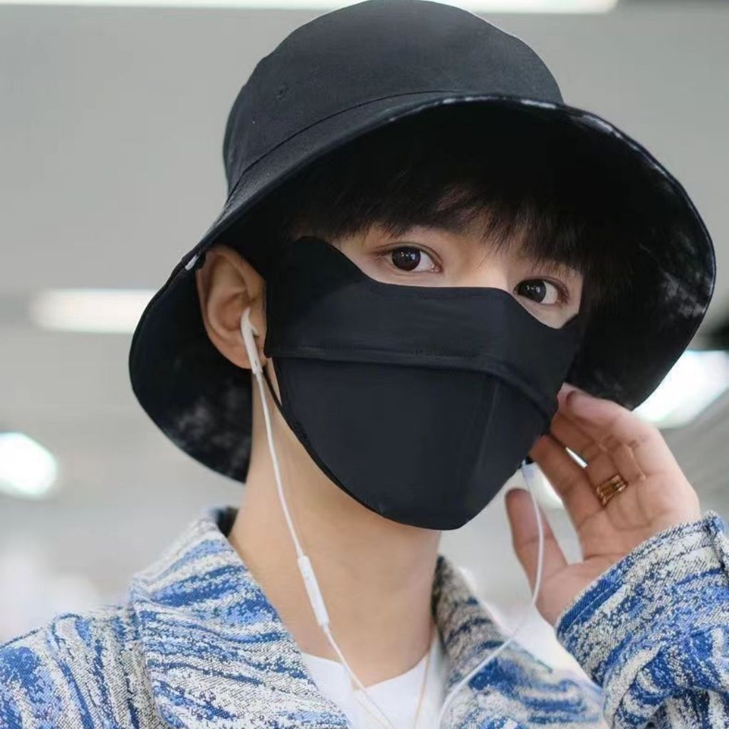 Khẩu trang vải chống tia UV chống nắng UPF 50+ cực tốt Unisex nam nữ đều thích hợp dùng được LANIXA KT