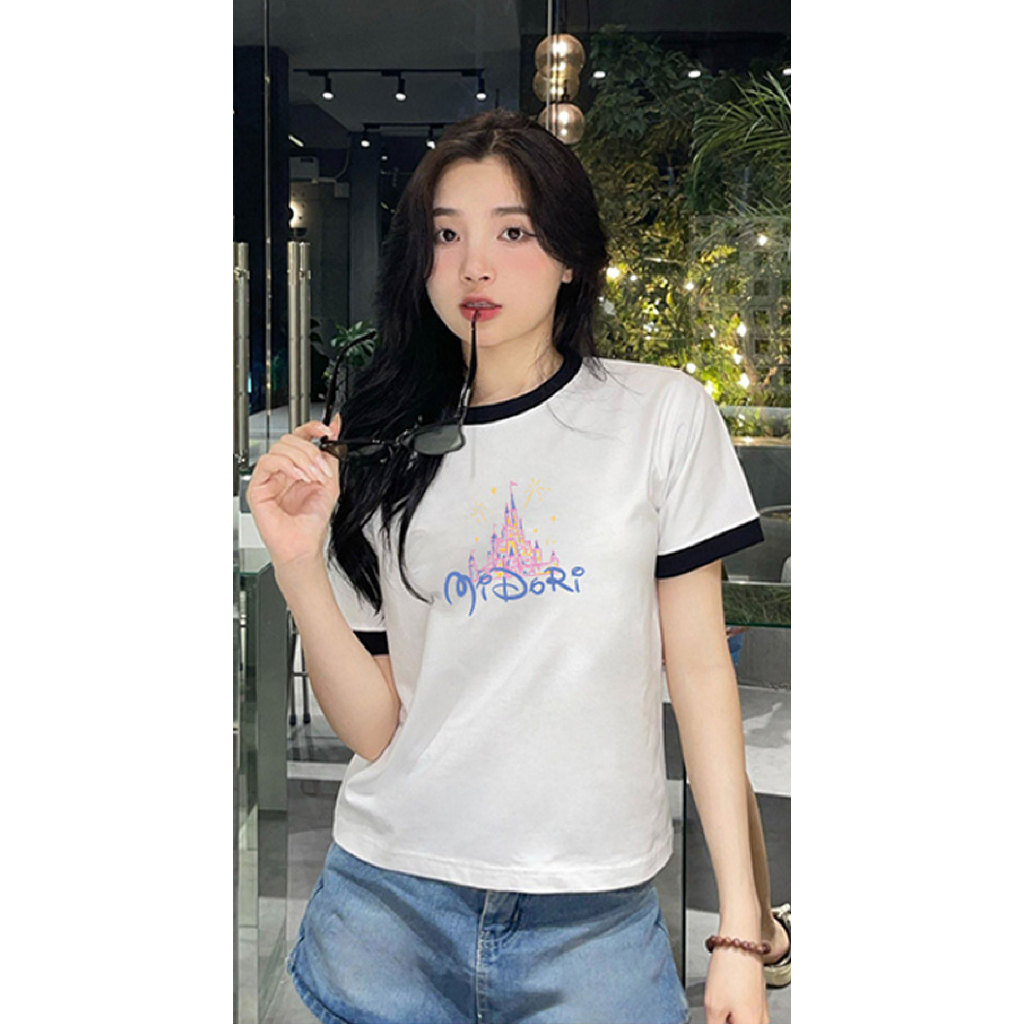 Áo thun Baby Tee DISNEY unisex phông Nam Nữ Local Brand Chính Hãng Logo Midori M Studio