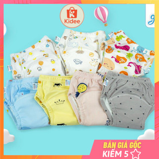 Kidee - quần bỏ bỉm cotton 6 lớp goodmama - hàng việt nam xuất hàn