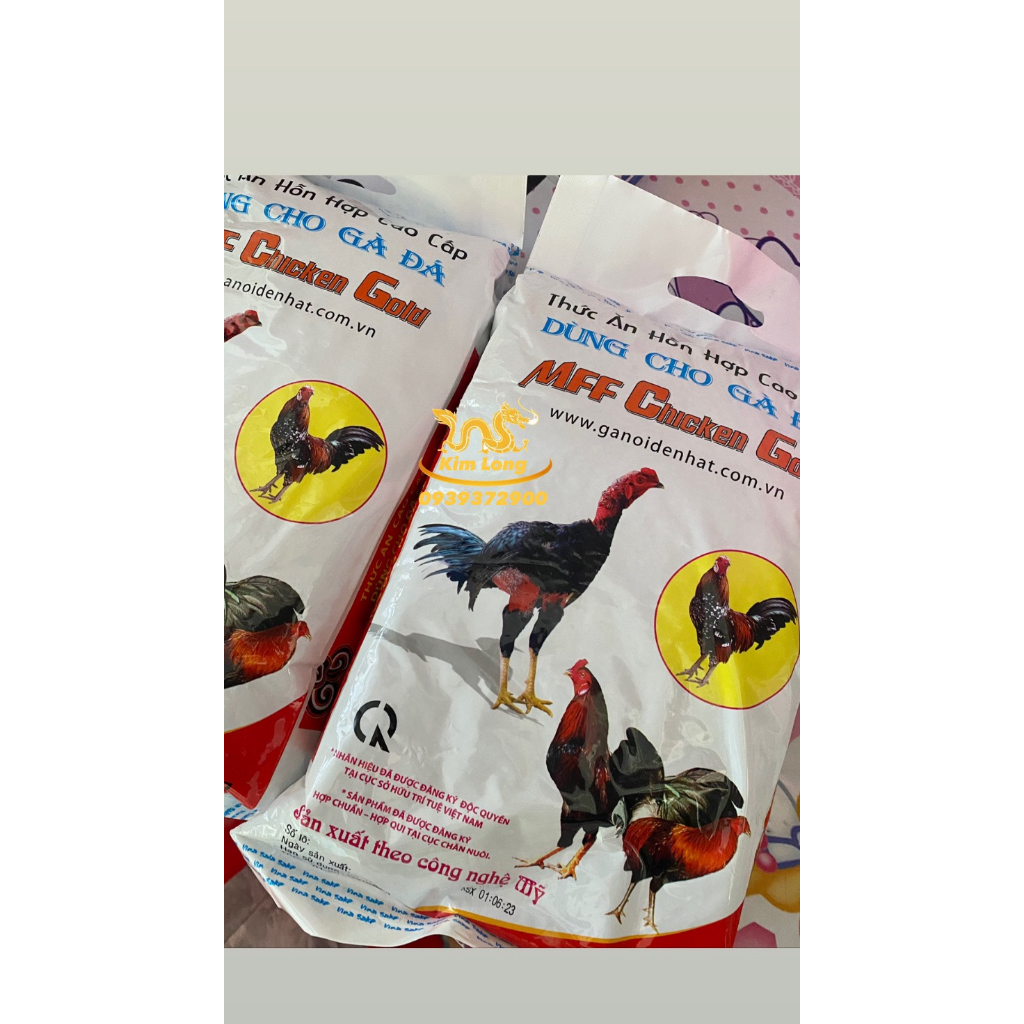 Thức ăn hỗn hợp cao cấp dùng cho gà đá MFF Chicken Gold 2kg