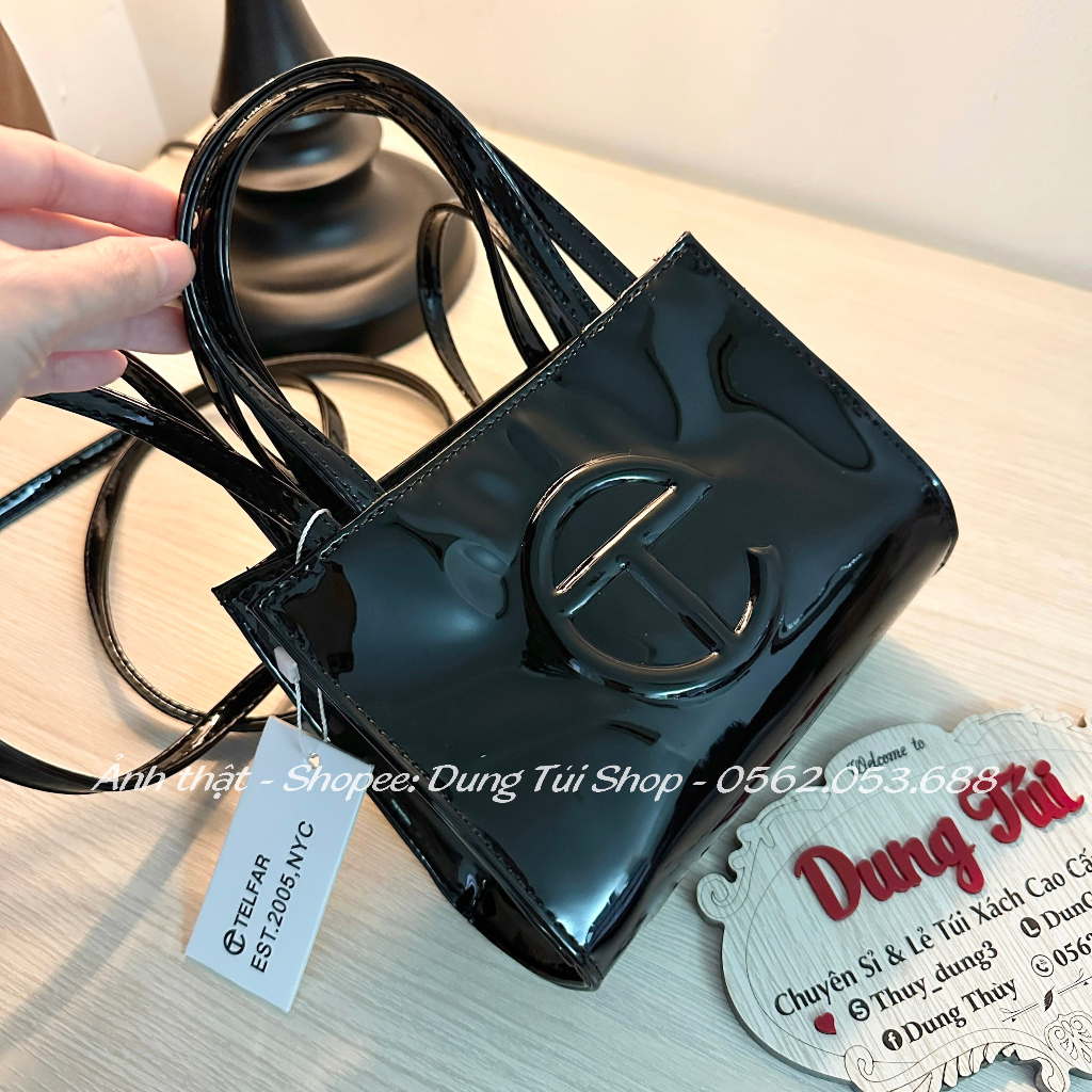 Túi nữ quai xách + đeo chéo size 17 da trơn mềm full màu