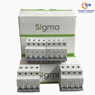 Cầu dao sigma mcb loại snd6000, 4p, dòng cắt 6ka