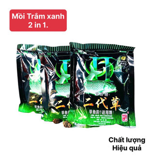 Mồi Trắm xanh, trắm 2 in 1, mồi chuyên trắm cỏ, mồi câu cá trắm